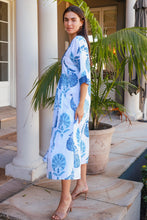 Load image into Gallery viewer, Celina Dress Blue/White