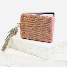 Load image into Gallery viewer, Shelly Compact Mirror Rosegold / Pink