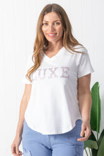 Load image into Gallery viewer, LUXE Tee White