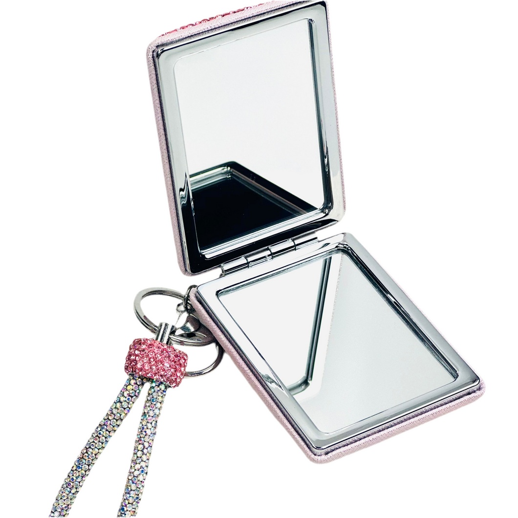 Shelly Compact Mirror Rosegold / Pink
