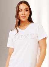 Load image into Gallery viewer, L U X E Tee White
