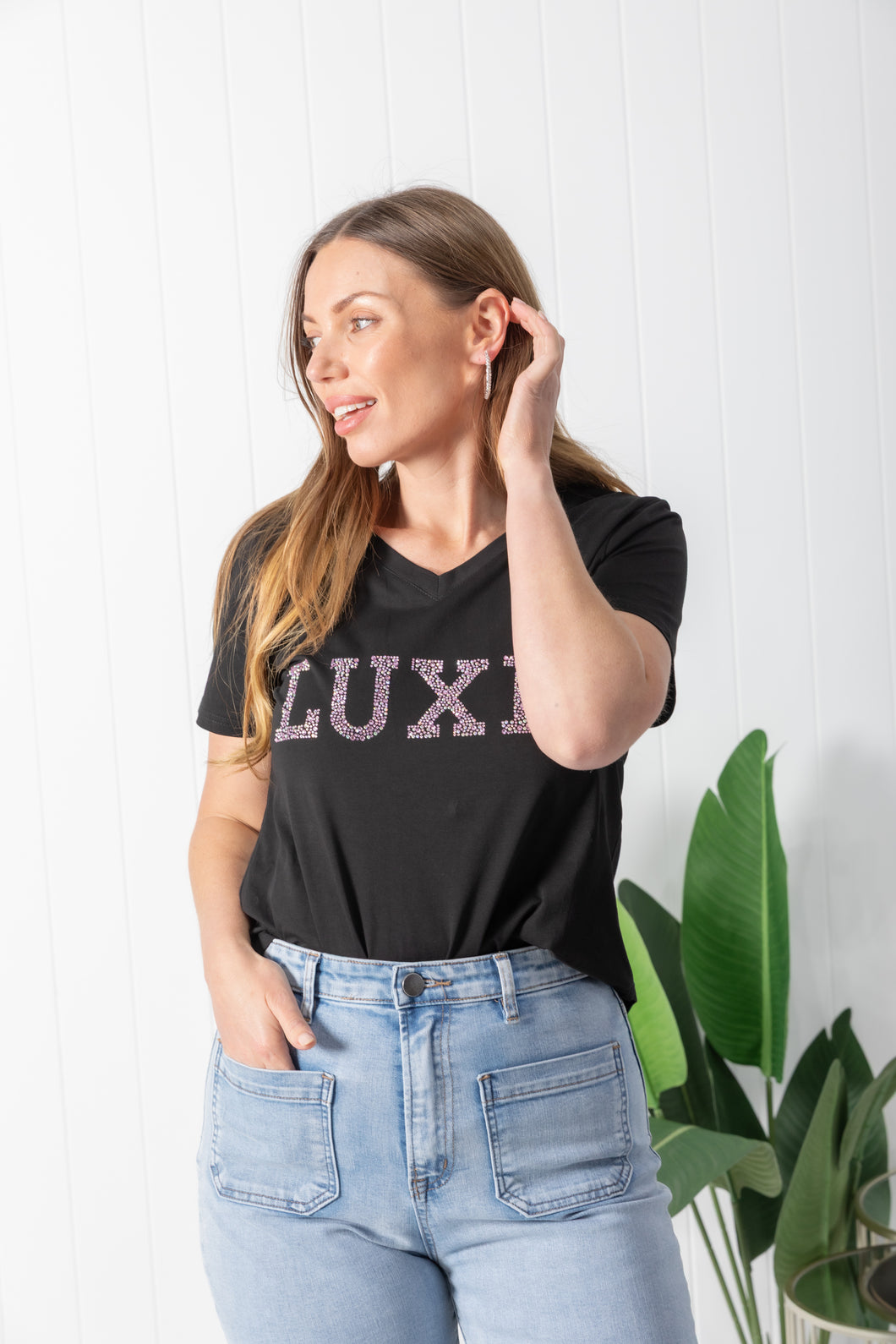 LUXE Tee Black