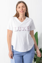 Load image into Gallery viewer, LUXE Tee White
