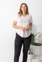 Load image into Gallery viewer, LUXE Tee Soft Pink
